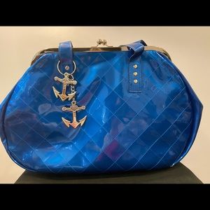Lux de Ville retro blue bag